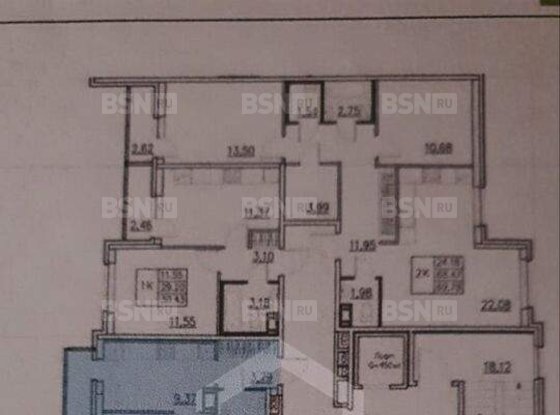 Продажа однокомнатной квартиры - Кудрово, Строителей проспект, д.1, корп.2 