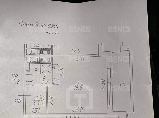 Продажа однокомнатной квартиры - 1-й Предпортовый проезд, д.11 