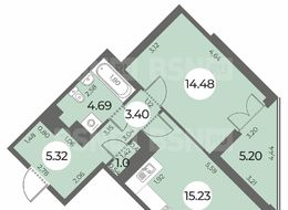 Продажа однокомнатной квартиры в новостройке - Санкт-Петербург, Ленинский пр., уч. 270 (северо-западнее пересечения ул. Доблести и ул. Маршала Захарова) 