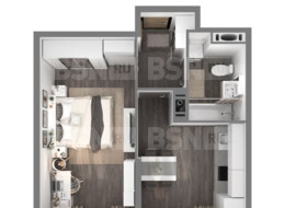 Продажа однокомнатной квартиры в новостройке - г. Санкт-Петербург, 3-я Конная Лахта, участок 9, (северо-восточнее дома 45, литера Д по 3-ей Конной Лахте)
 