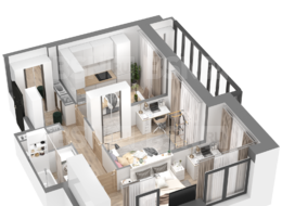 Продажа двухкомнатной квартиры в новостройке - г. Санкт-Петербург, 3-я Конная Лахта, участок 9, (северо-восточнее дома 45, литера Д по 3-ей Конной Лахте)
 