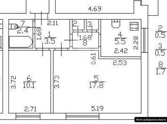 Продажа двухкомнатной квартиры - Народного Ополчения проспект, д.133 