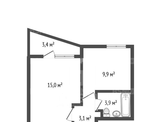 Продажа однокомнатной квартиры - Арцеуловская аллея, д.21 
