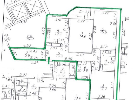 Продажа трехкомнатной квартиры - поселок Парголово, Фёдора Абрамова улица, д.23, корп.1 