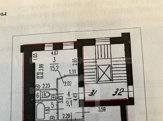 Продажа двухкомнатной квартиры - Благодатная улица, д.22 