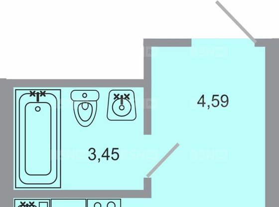 Продажа однокомнатной квартиры в новостройке - Бугры, Тихая улица, д.1 