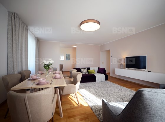 Аренда трехкомнатной квартиры - Реки Смоленки набережная, д.35, корп.1 литера А 