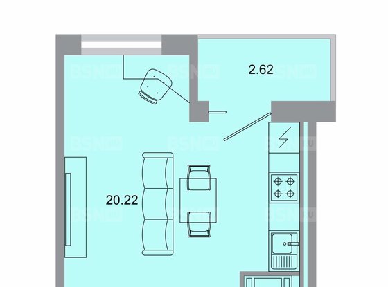 Продажа однокомнатной квартиры в новостройке - Бугры, Тихая улица, д.13, корп.1 