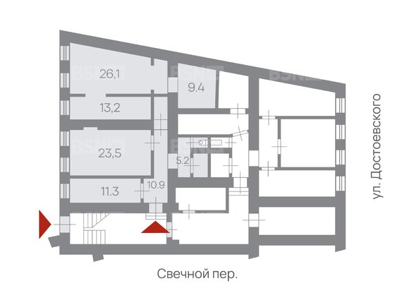 Продажа офиса - Достоевского улица, д.24/9, литера А 