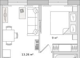 Продажа однокомнатной квартиры в новостройке - Ленинградская область, п. Бугры, ул. Тихая, дом 9, корпус 3 