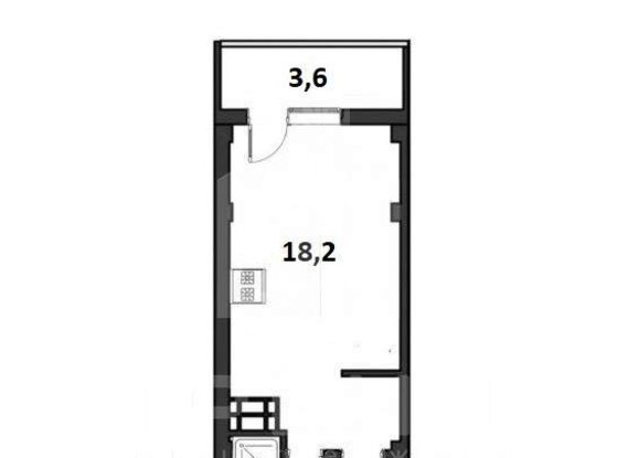 Продажа однокомнатной квартиры - поселок Романовка, Романовка п, д.33 