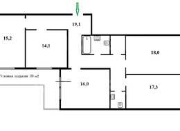 Продажа четырехкомнатной квартиры - Санкт-Петербург, Пушкинский район, Шушары п., Пушкинский, Старорусский пр-кт., д.8, к.2 