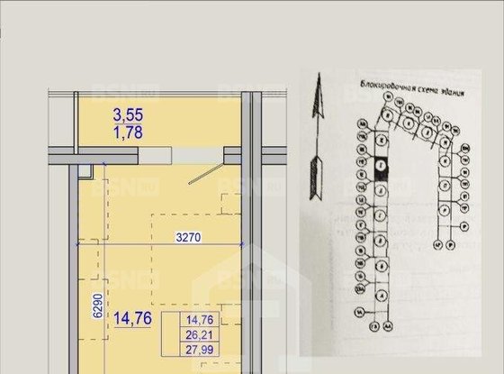 Продажа однокомнатной квартиры - Мурино, Петровский бульвар, д.7 