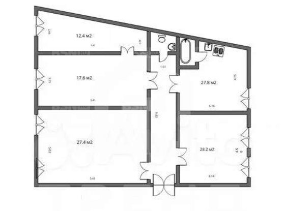 Продажа четырехкомнатной квартиры - Реки Мойки набережная, д.82 