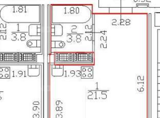Продажа однокомнатной квартиры - Днепропетровская улица, д.37 