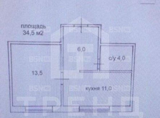 Продажа однокомнатной квартиры - Некрасова улица, д.13 