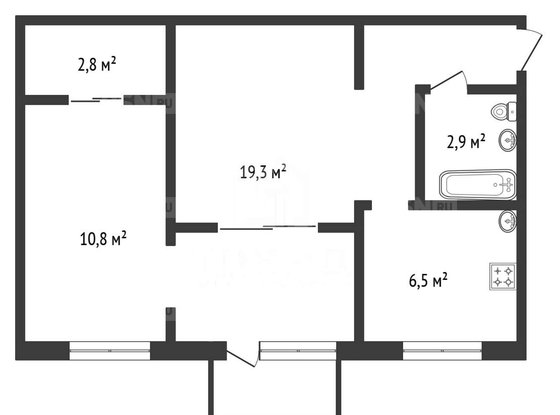 Продажа двухкомнатной квартиры - Шаумяна проспект, д.57 