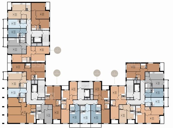 Продажа трехкомнатной квартиры в новостройке - Октябрьская набережная, д.86, корп.1 