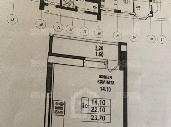 Продажа однокомнатной квартиры - поселок Парголово, Заречная улица, д.41 