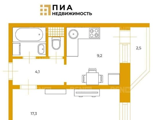 Продажа однокомнатной квартиры - Антонова-Овсеенко улица, д.5, корп.1 литера А 