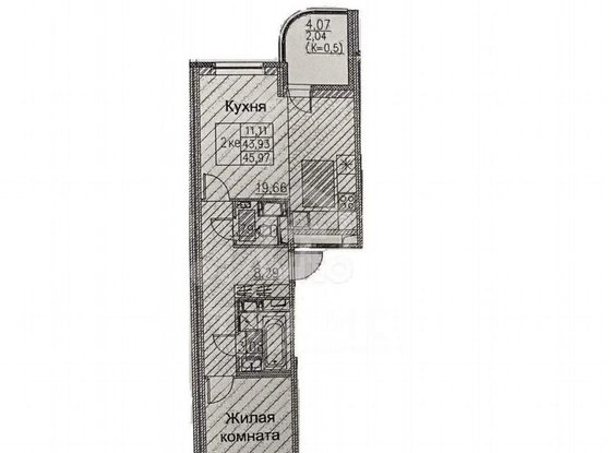 Продажа однокомнатной квартиры - Бугры, Шекспира улица, д.1, корп.2 