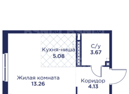 Продажа квартиры студии в новостройке - г. Санкт-Петербург, внутригородское муниципальное образование Санкт-Петербурга город Кронштадт, Цитадельская дорога, участок 10 