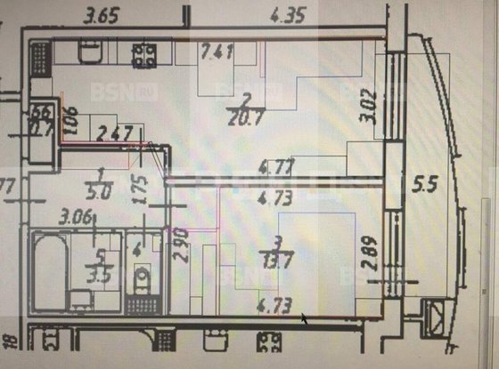 Продажа однокомнатной квартиры - Суздальское шоссе, д.26, корп.1 стр 1 