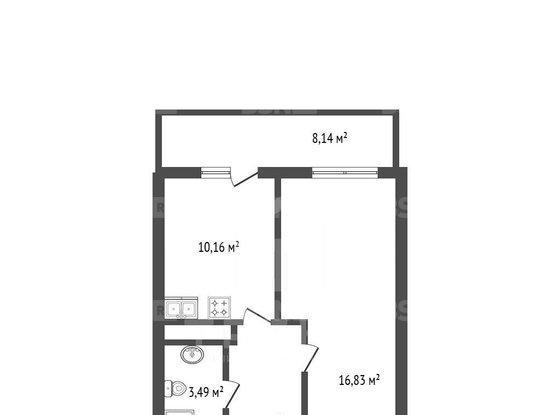 Продажа однокомнатной квартиры - Кудрово, Английская улица, д.3, корп.3 