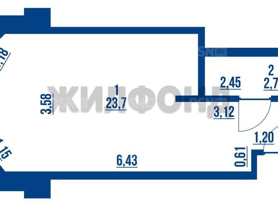 Продажа однокомнатной квартиры - Приморский проспект, д.6 