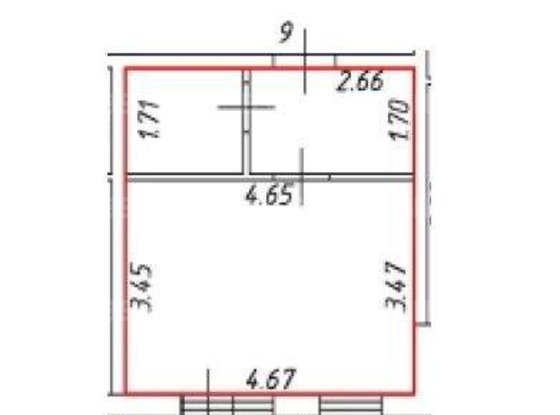 Продажа однокомнатной квартиры - поселок Пудость, Половинкиной улица, д.71, а 