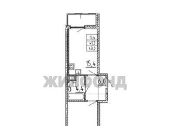 Продажа однокомнатной квартиры - поселок Шушары, Новгородский проспект, д.8 