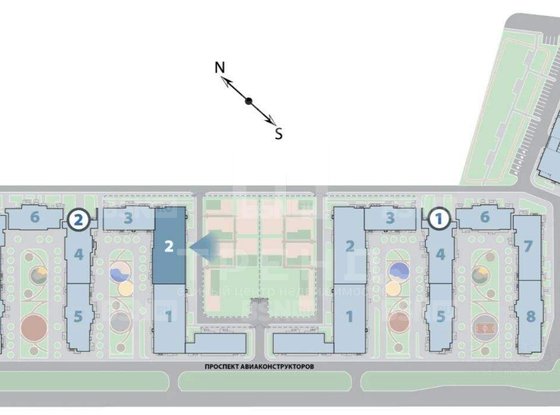 Продажа однокомнатной квартиры - Авиаконструкторов проспект, д.63 