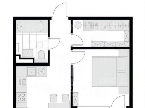 Продажа однокомнатной квартиры - Челюскина улица, д.10, стр1 
