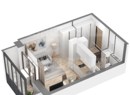 Продажа квартиры студии в новостройке - г. Санкт-Петербург, 3-я Конная Лахта, участок 9, (северо-восточнее дома 45, литера Д по 3-ей Конной Лахте) 