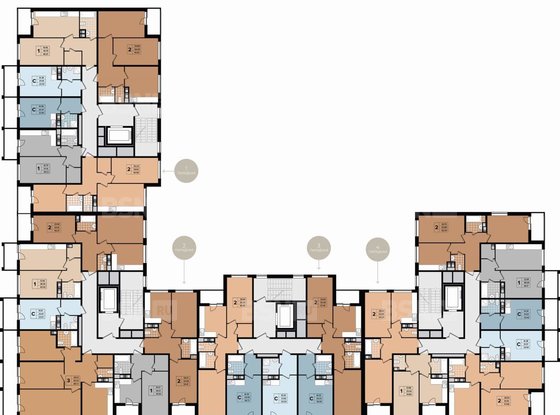 Продажа трехкомнатной квартиры в новостройке - Октябрьская набережная, д.86, корп.1 