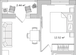 Продажа однокомнатной квартиры в новостройке - Ленинградская область, д. Новосаратовка, улица Романтиков, дом 1, корпус 5 