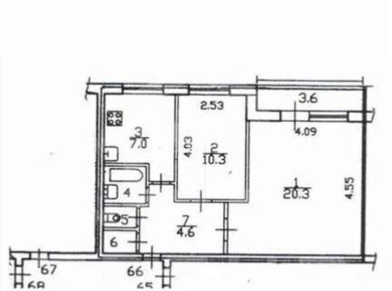Продажа трехкомнатной квартиры - Науки проспект, д.2 