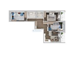 Продажа трехкомнатной квартиры в новостройке - Ленинградская область, Новосаратовка 