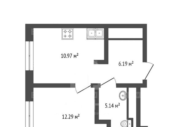 Продажа однокомнатной квартиры - Челюскина улица, д.10, стр1 