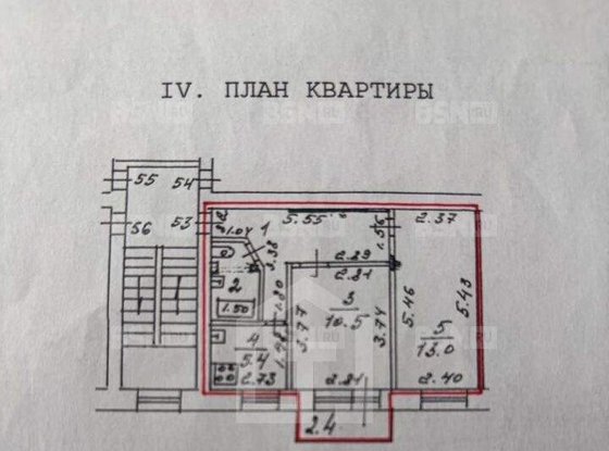 Продажа двухкомнатной квартиры - Сестрорецк, Володарского улица, д.13 