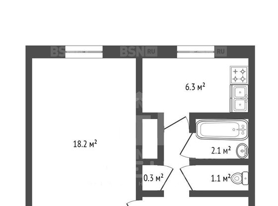 Продажа однокомнатной квартиры - Красное Село, Спирина улица, д.2, корп.1 