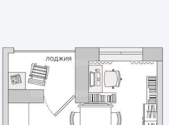 Продажа однокомнатной квартиры - деревня Новосаратовка, Романтиков переулок, д.1 