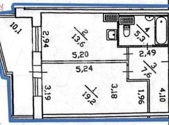 Продажа однокомнатной квартиры - Большевиков проспект, д.79, корп.4 