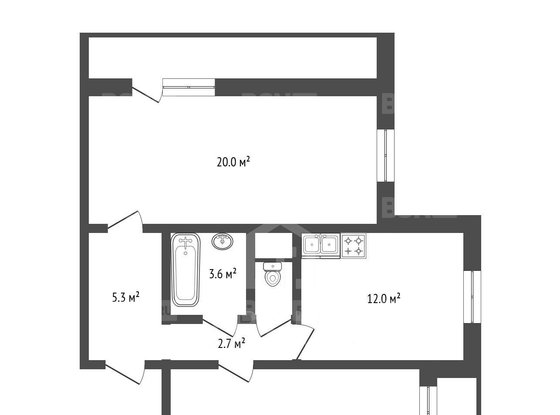 Продажа двухкомнатной квартиры - Парашютная улица, д.61, корп.4 