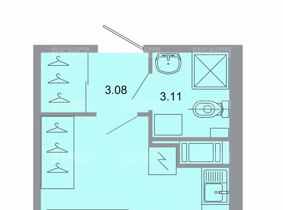 Продажа однокомнатной квартиры в новостройке - Бугры, Тихая улица, д.17 
