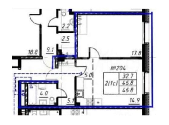 Продажа двухкомнатной квартиры - Петровский проспект, д.9, корп.2 