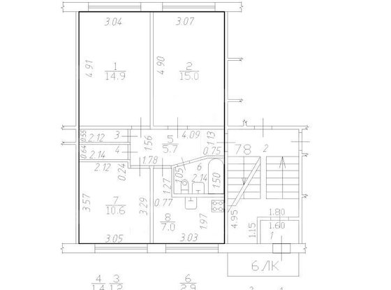 Продажа трехкомнатной квартиры - Крыленко улица, д.25, корп.2 