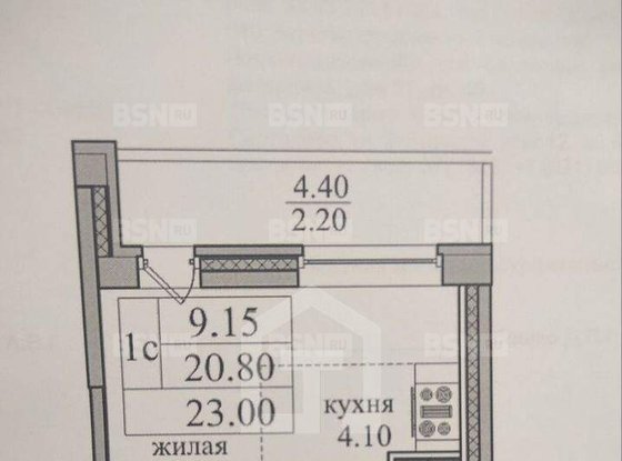 Продажа однокомнатной квартиры - поселок Парголово, Толубеевский проезд, д.24 