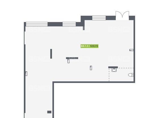 Продажа торгового помещения - деревня Новосергиевка, ЖК Аквилон Река Парк, д.1 