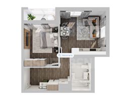 Продажа однокомнатной квартиры в новостройке - Ленинградская область, Новосаратовка 